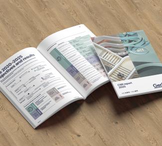 mockup CSR report 2025